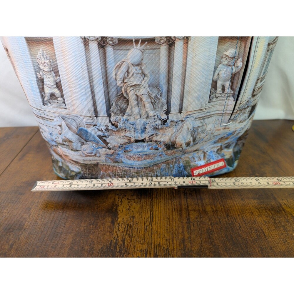 Sprayground Sprebi Fountain DLXSV Backpack Trevi Fountain Rome Rare Preowned - Picture 5 of 16